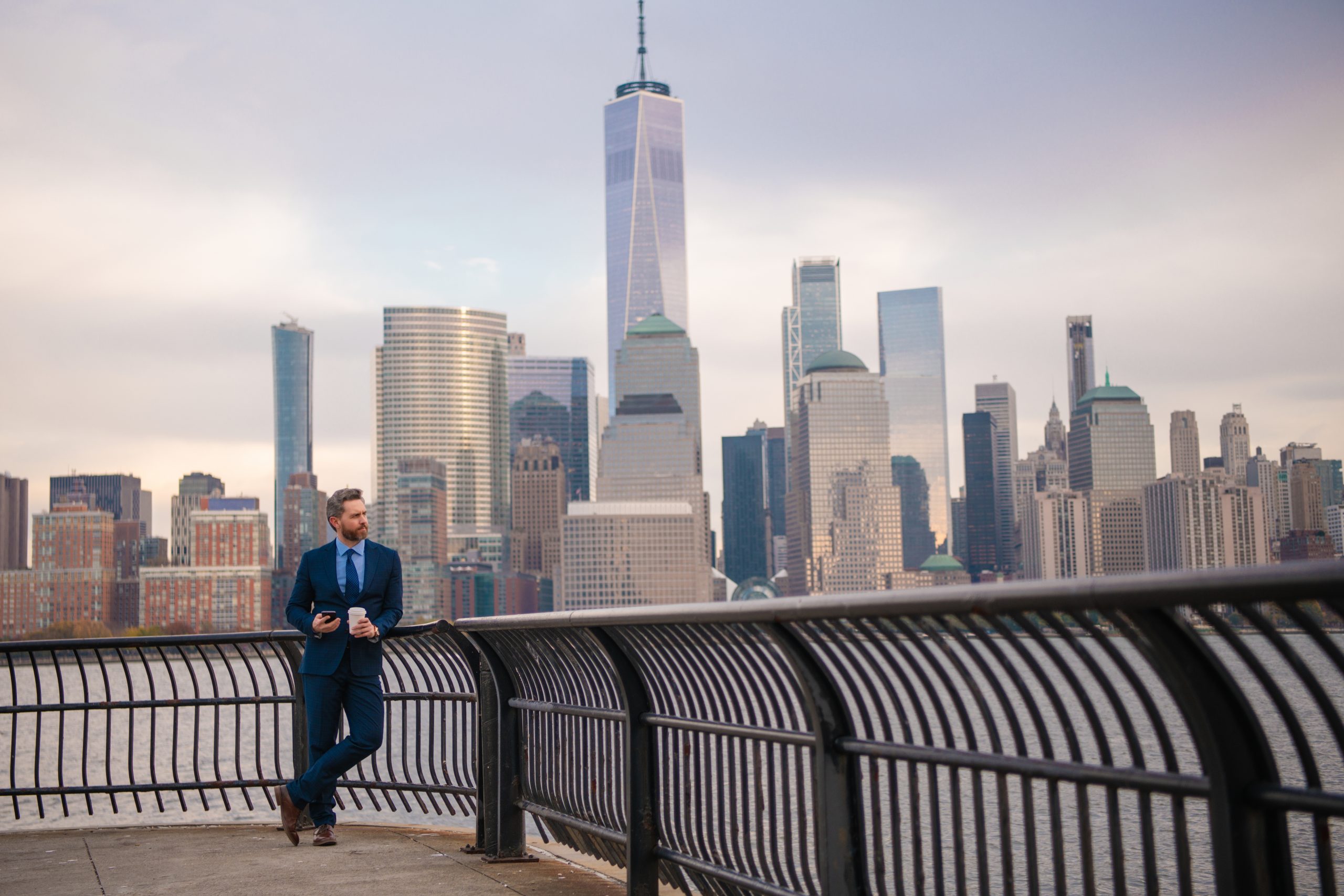 Businessman,At,Business,District,In,Nyc.,Portrait,Of,Business,Man